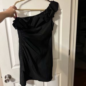 Black cocktail dress